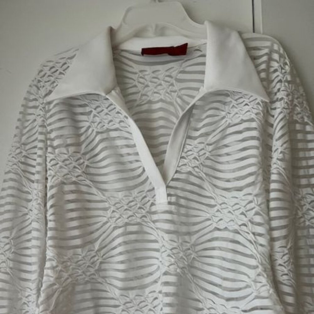 White blouse by JS collection